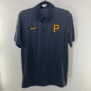 Nike BSBL black Pitt performance polo shirt size M